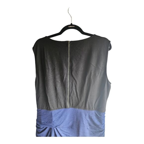 DKNYC Sleeveless Ruched Sheath Dress - Size 18W - Picture 7 of 9